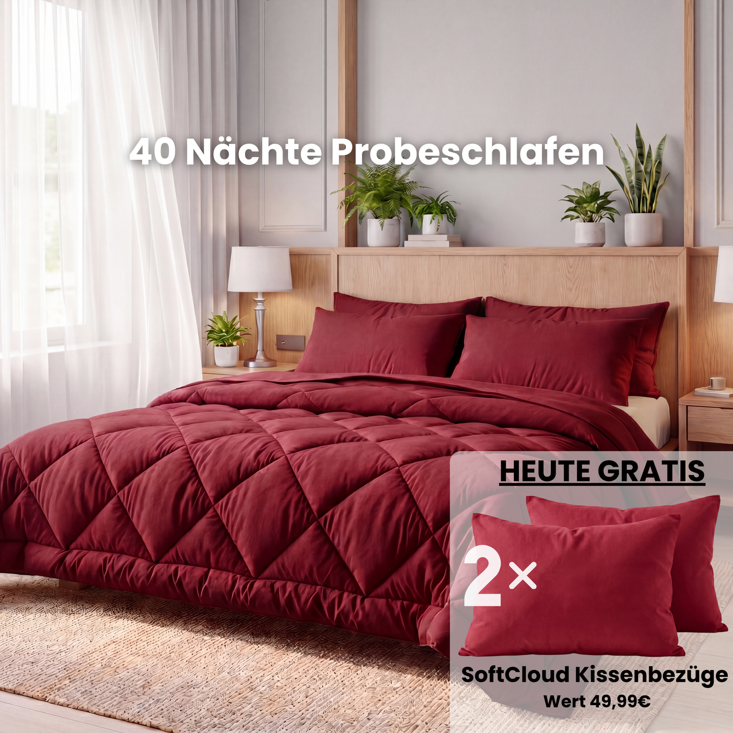 EasySleep® Decke – Die schnelltrocknende 2-in-1 Bettdecke, die Bettwäsche überflüssig macht.