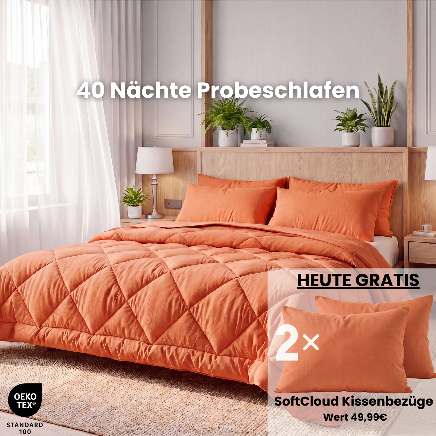 EasySleep® Decke – Die schnelltrocknende 2-in-1 Bettdecke, die Bettwäsche überflüssig macht.