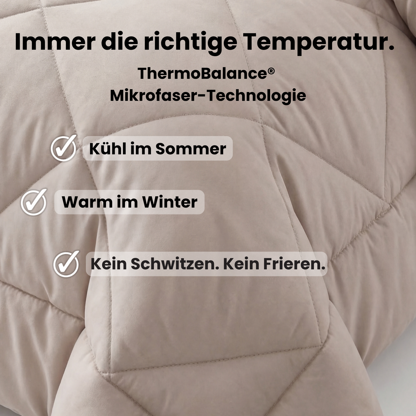 EasySleep® Decke – Die schnelltrocknende 2-in-1 Bettdecke, die Bettwäsche überflüssig macht.