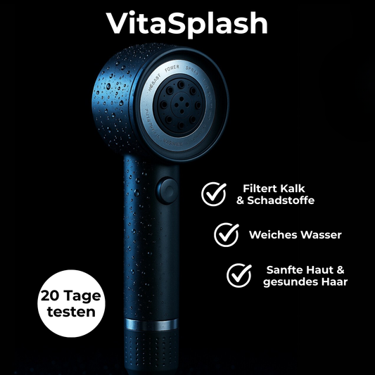 VitaSplash Duschkopf – Belebt und reinigt Haut & Haar
